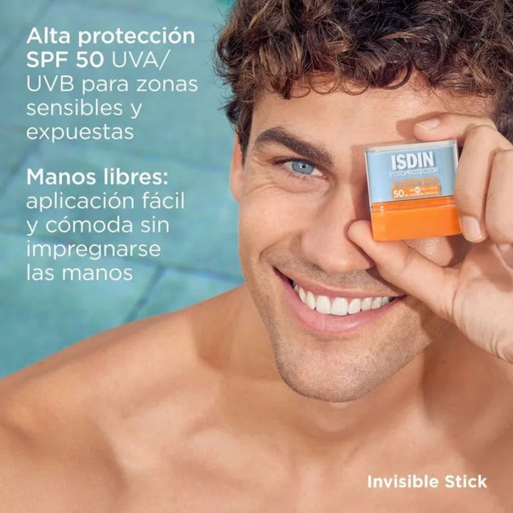 Fotoprotector Invisible Stick SPF 50 Isdin 10 gr