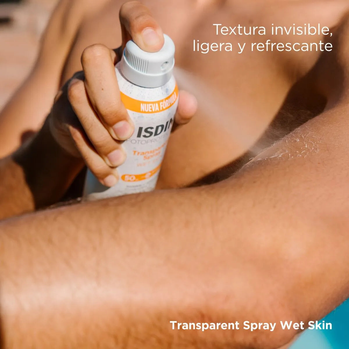 Pharmaskin Fotoprotector Transparent Spray Wet Skin de Isdin 250 ml