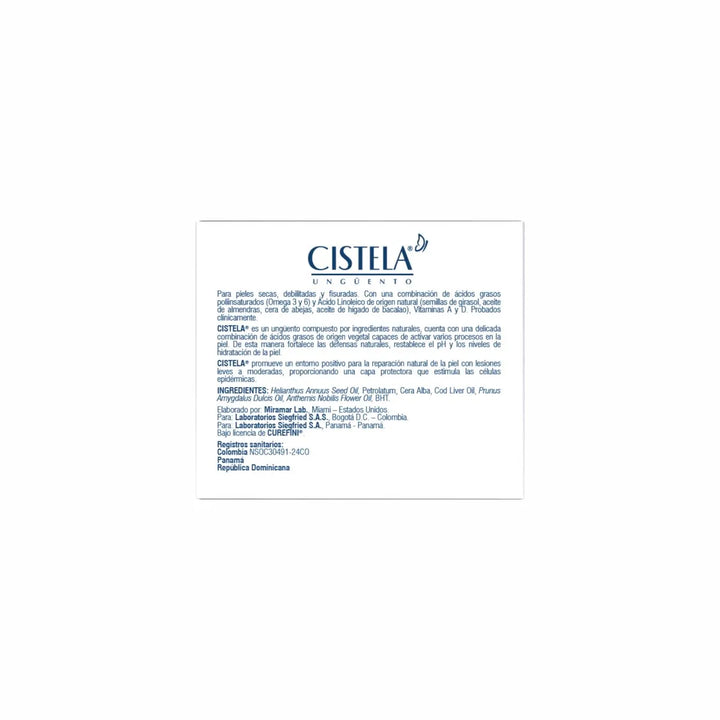 Cistela Ungüento Reparador x 56 Gr de SIEGFRIED