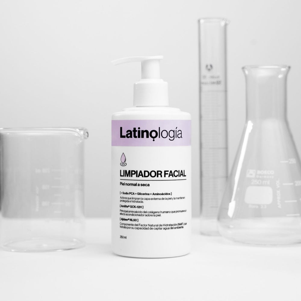 Limpiador facial Latinología 250ml para piel normal a seca_Pharmaskin