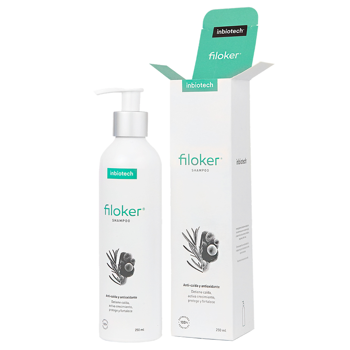 Filoker Shampoo 250 ml para caída del cabell