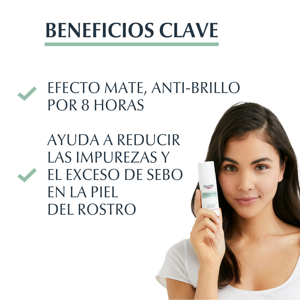 Fluido facial matificante Eucerin Dermopure Oil Control 50 ml