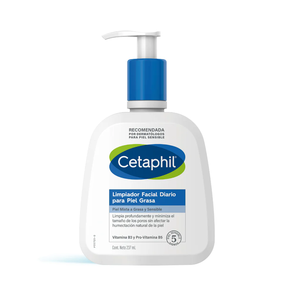 Limpiador facial Cetaphil piel grasa 237 ml