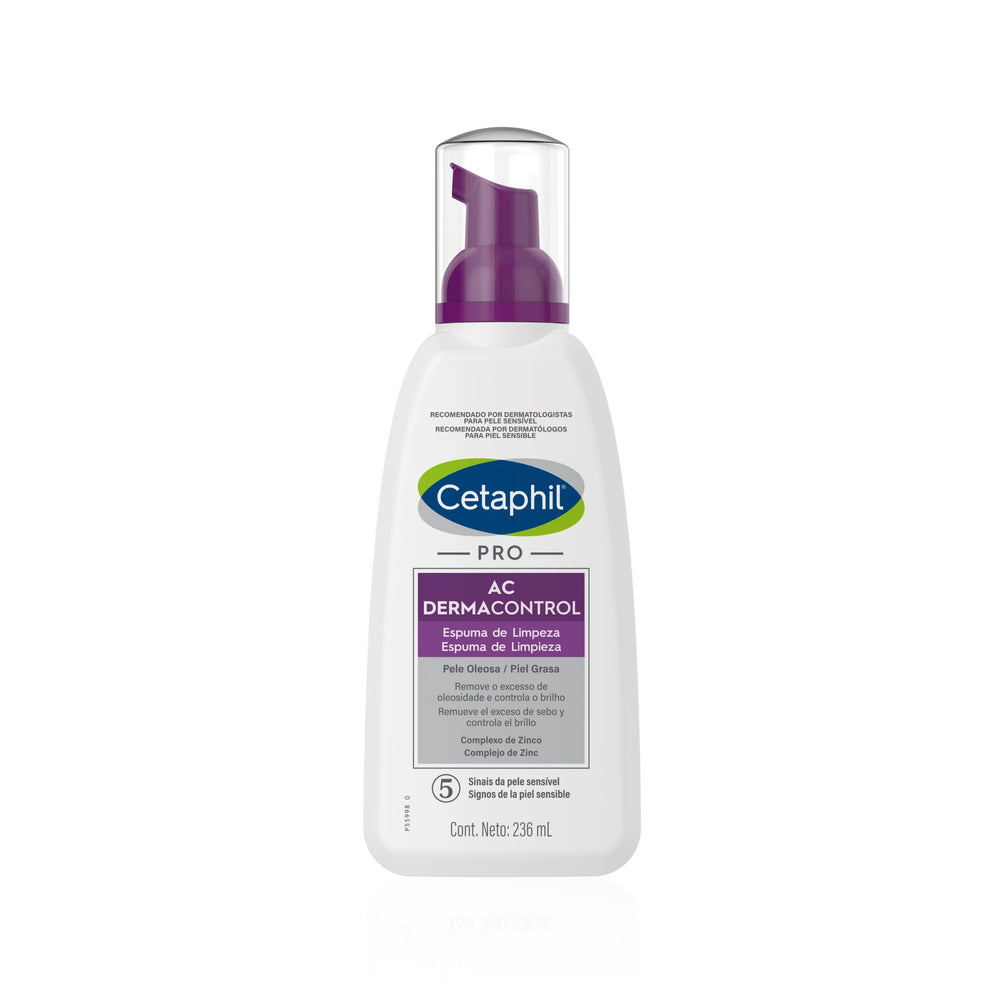 Espuma de Limpieza Dermacontrol PRO AC Cetaphil 236 ml