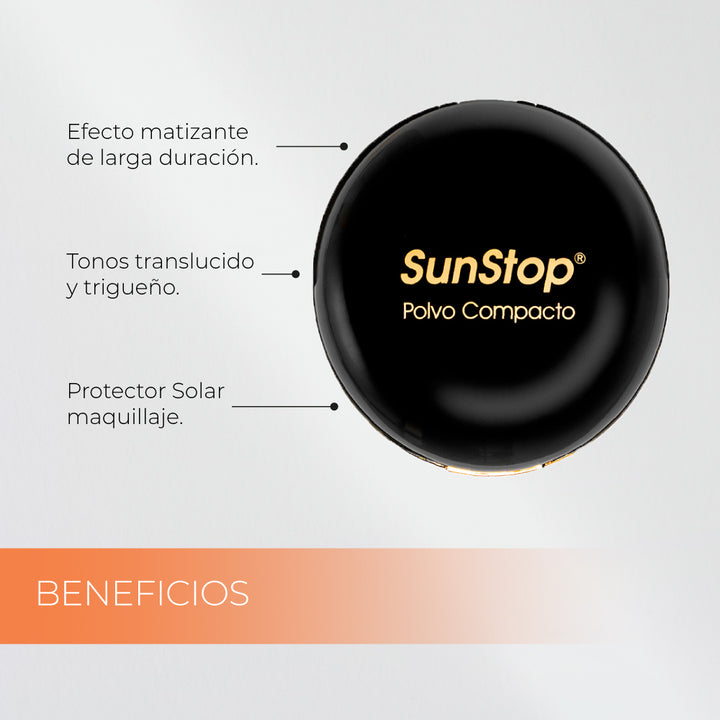 Sunstop Polvos Traslúcidos Compactos SPF 30+ - Pharmaderm 10 gr_Pharmaskin