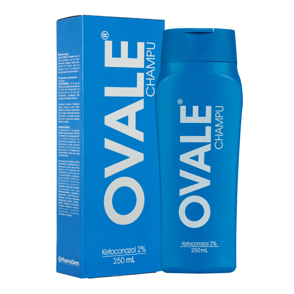 Ovale 2% Shampoo de Pharmaderm 250 ml_Pharmaskin