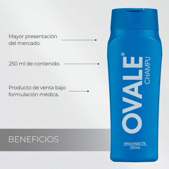 Ovale 2% Shampoo de Pharmaderm 250 ml_Pharmaskin