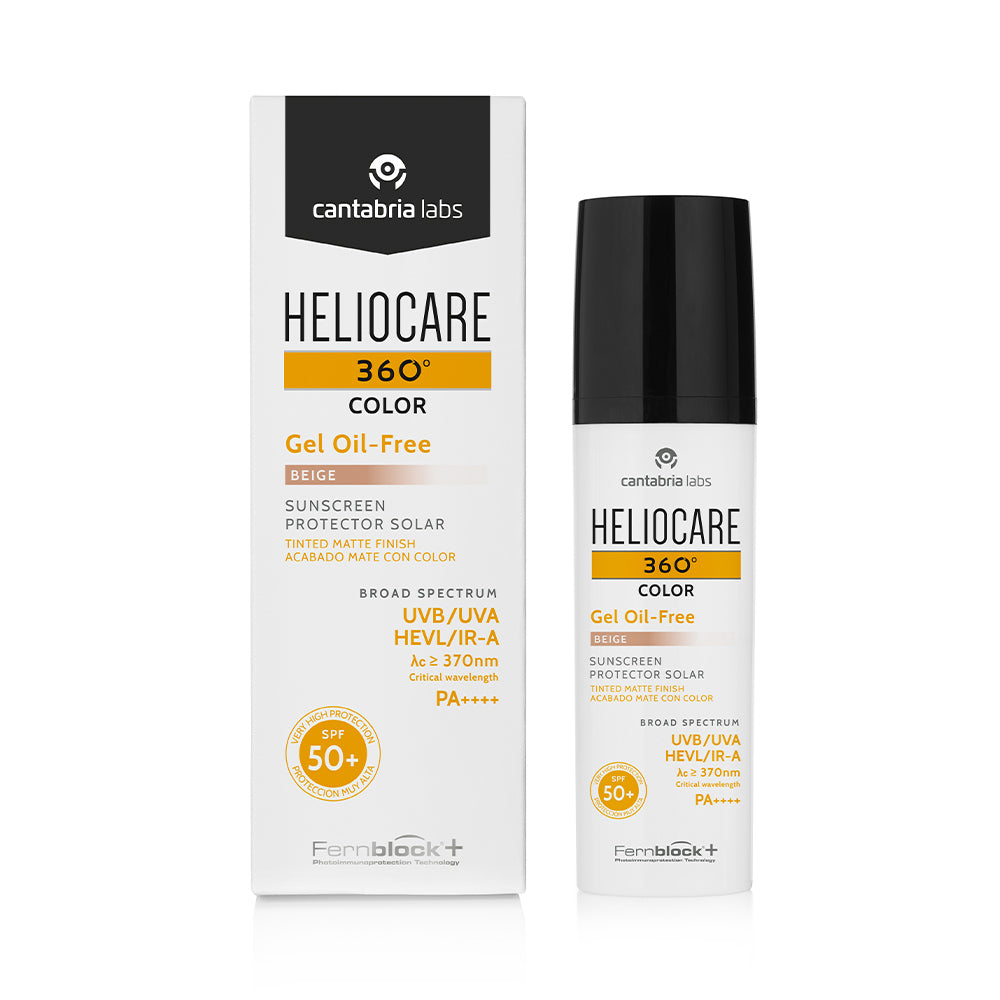 Heliocare 360 Gel Oil Toque Seco SPF50 Cantabria Labs Beige