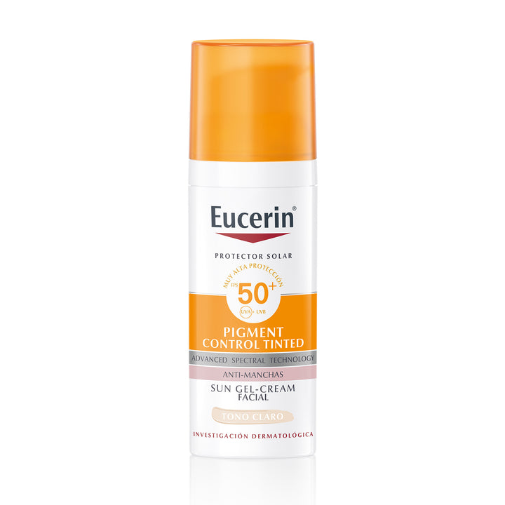 Protector Solar Facial Eucerin Tono Claro FPS 50+