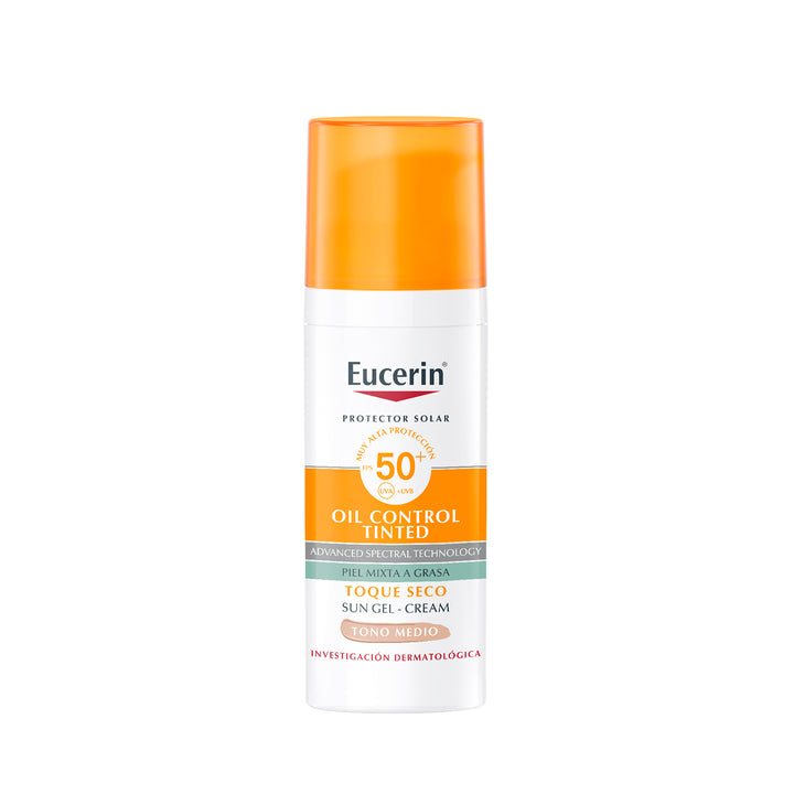 Protector Solar Facial Eucerin SPF 50+ Oil Control para piel grasa