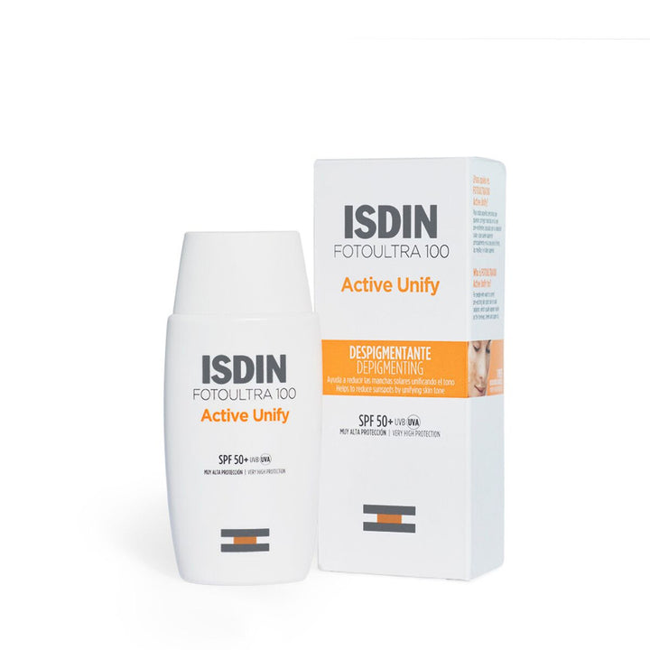 Fotoultra Despigmentante Active Unify Fusion Fluid Isdin con color