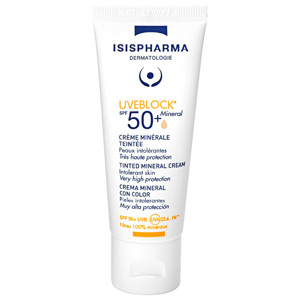 Uveblock SPF 50+ Mineral Tinte Isispharma 40 ml_Pharmaskin