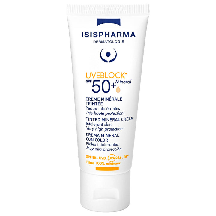 Uveblock SPF 50+ Mineral Tinte Isispharma 40 ml_Pharmaskin
