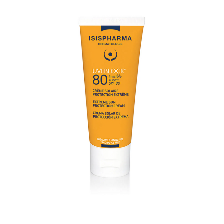 Uveblock SPF 80 Crema Invisible Isispharma 40 ml_Pharmaskin