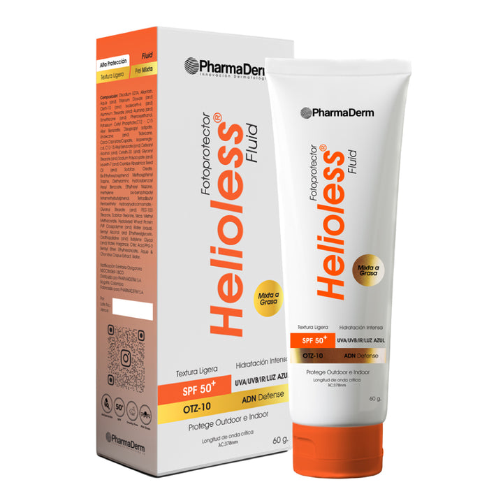 Helioless Fluid SPF 50+ de Pharmaderm_Pharmaskin