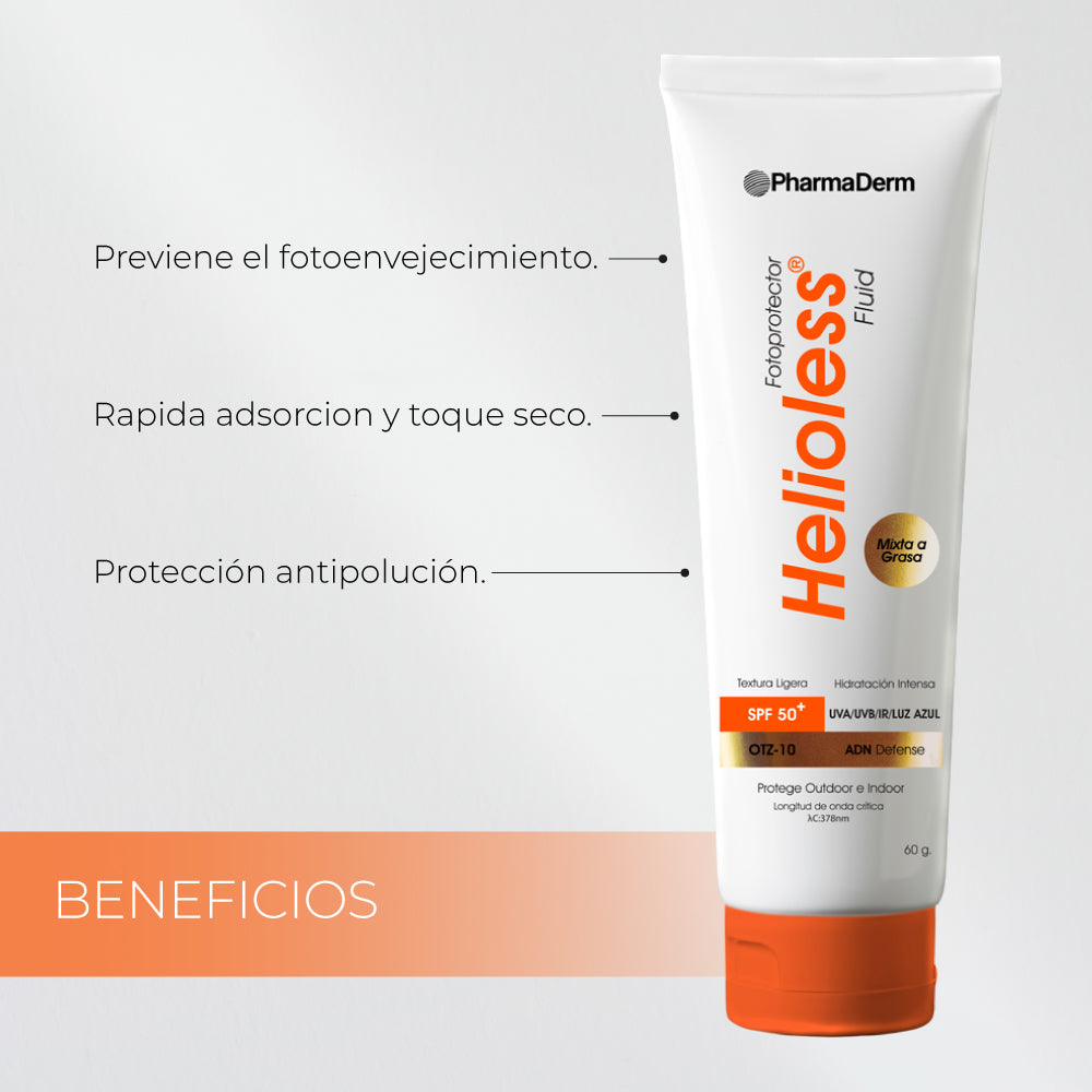 Helioless Fluid SPF 50+ de Pharmaderm_Pharmaskin