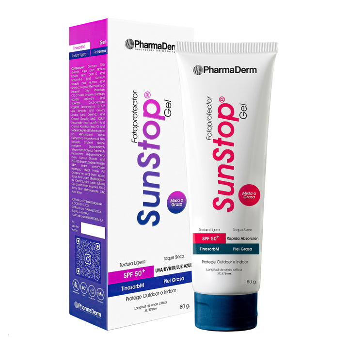 Sunstop Gel Spf50 - Pharmaderm 80 gr protector solar_Pharmaskin