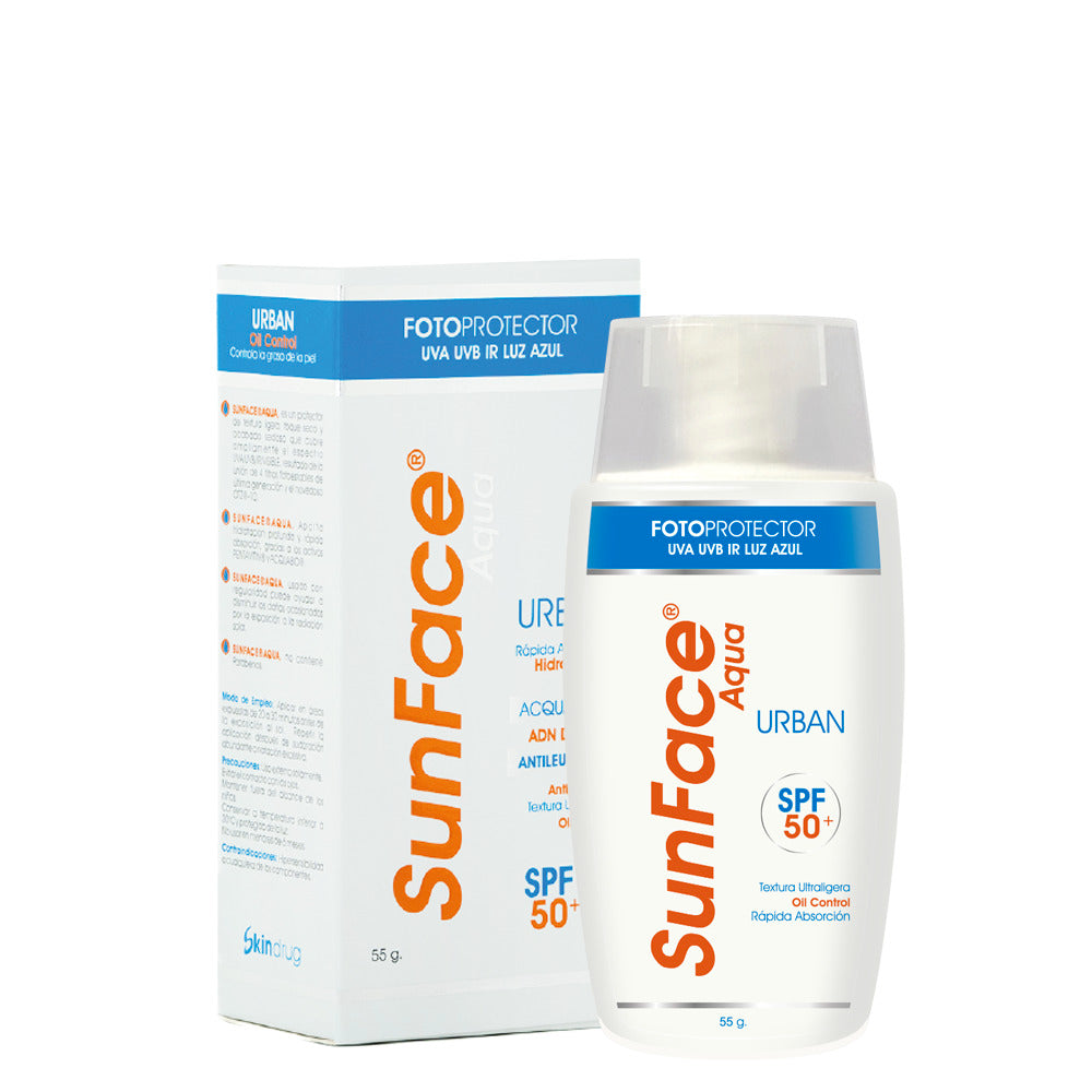 Sunface Aqua SPF 50+ protector solar facial.