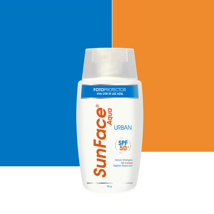 Sunface Aqua SPF 50+ protector solar facial.
