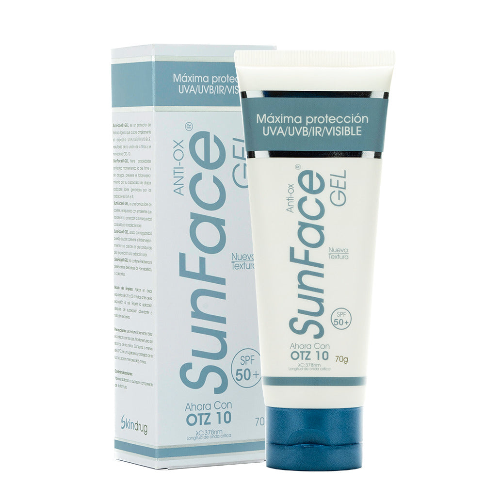 Sunface Gel SPF50 Skindrug 70 g - Protector solar facial de alta protección