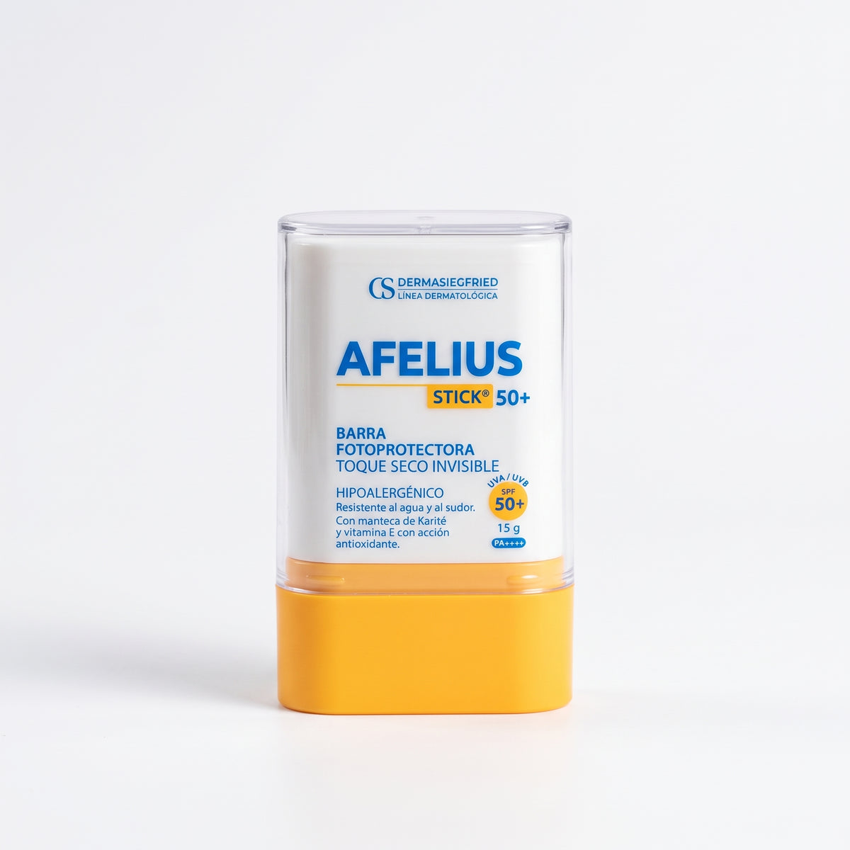 Afelius Protector Solar Stick SPF 50+ 15 gr - SIEGFRIED | Fotoprotector portátil amplio espectro