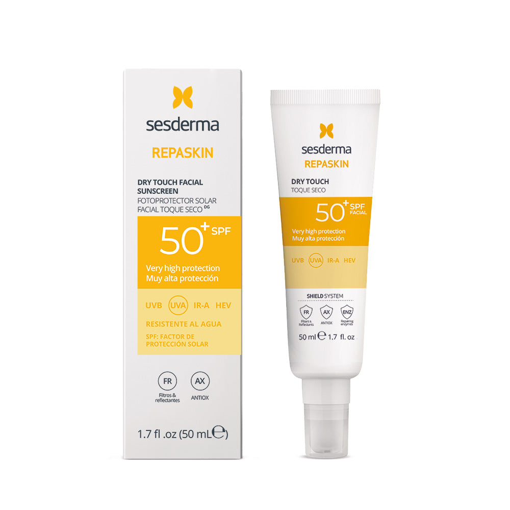 Repaskin Fotoprotector Toque Seco, protección solar avanzada 50 ml - SESDERMA