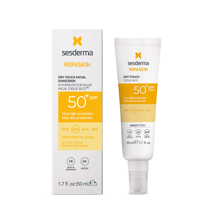 Repaskin Fotoprotector Toque Seco, protección solar avanzada 50 ml - SESDERMA