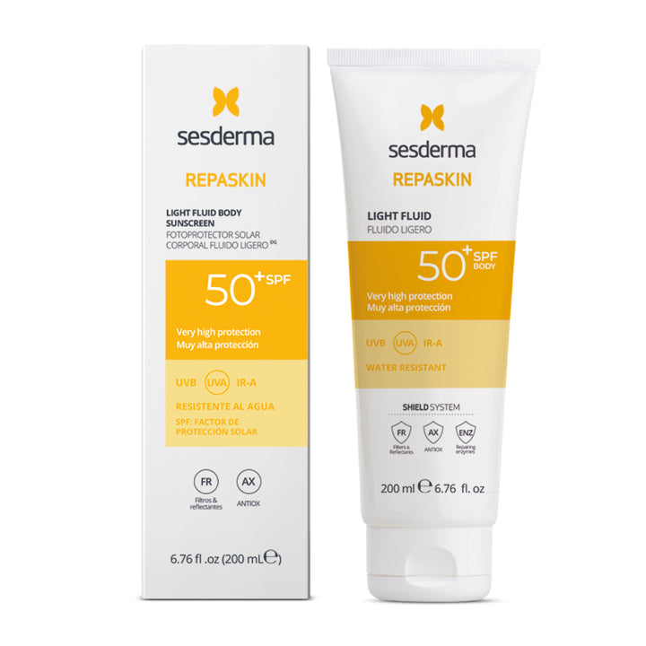 Protector Solar Corporal Repaskin Fluido Ligero Corporal 200 ml - SESDERMA