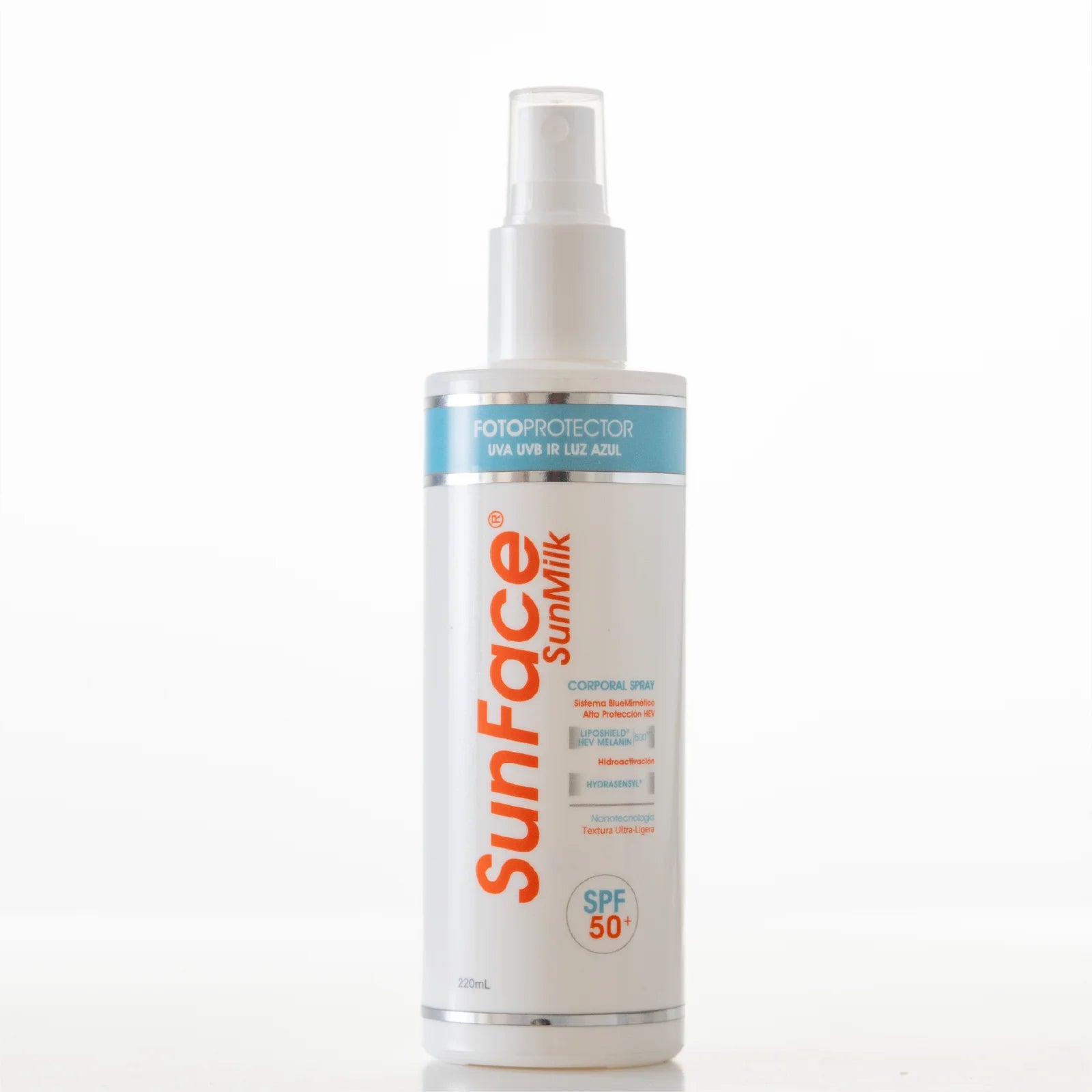 Protector solar fluido SunFace SunMilk de Pharmaskin para el rostro.