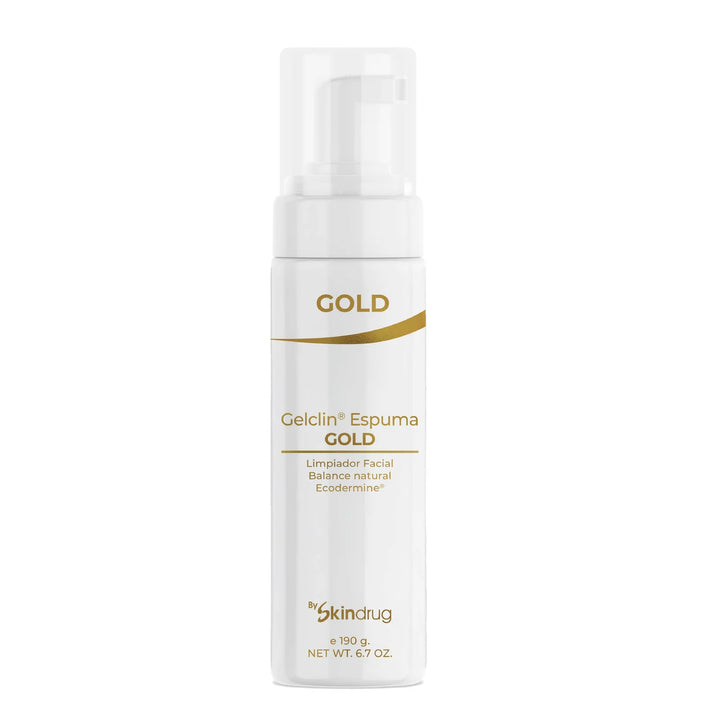 Dermolimpiador facial en espuma Gelclin Espuma Gold de Skindrug.