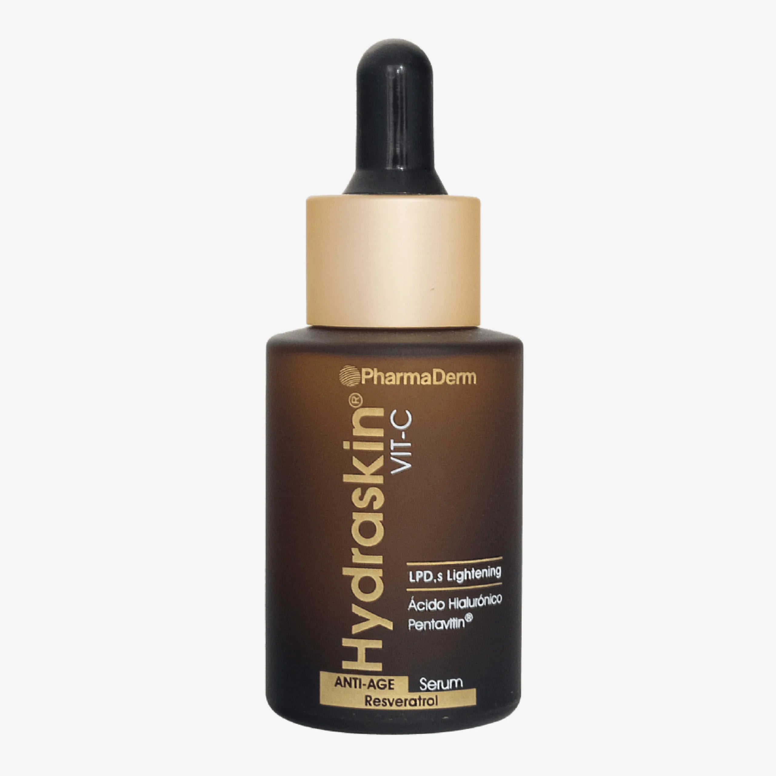 Serum antioxidante con Vitamina C Hydraskin de Pharmaderm para el rostro.