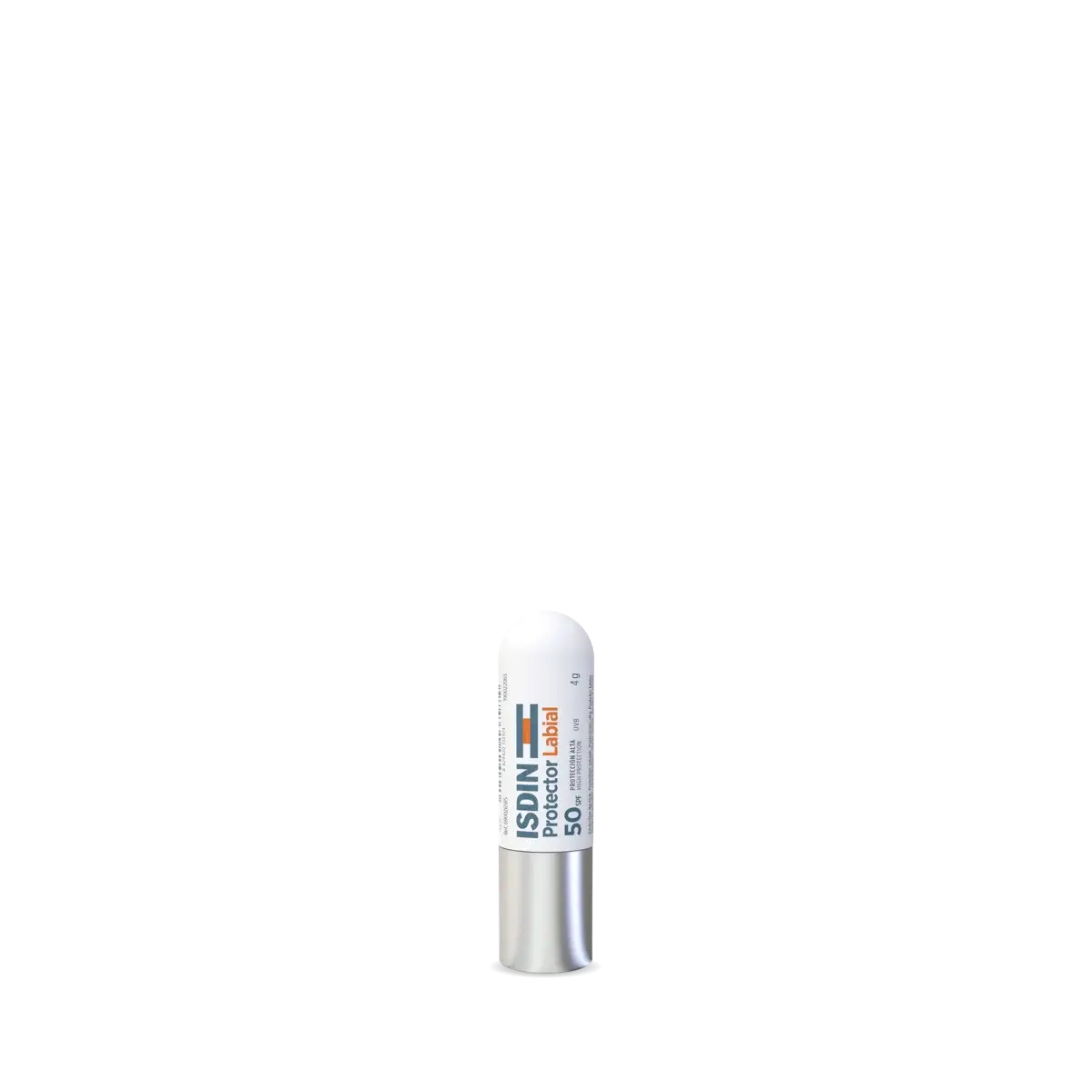 Barra de ISDIN Protector Labial SPF 50+ para protección solar extrema de los labios.