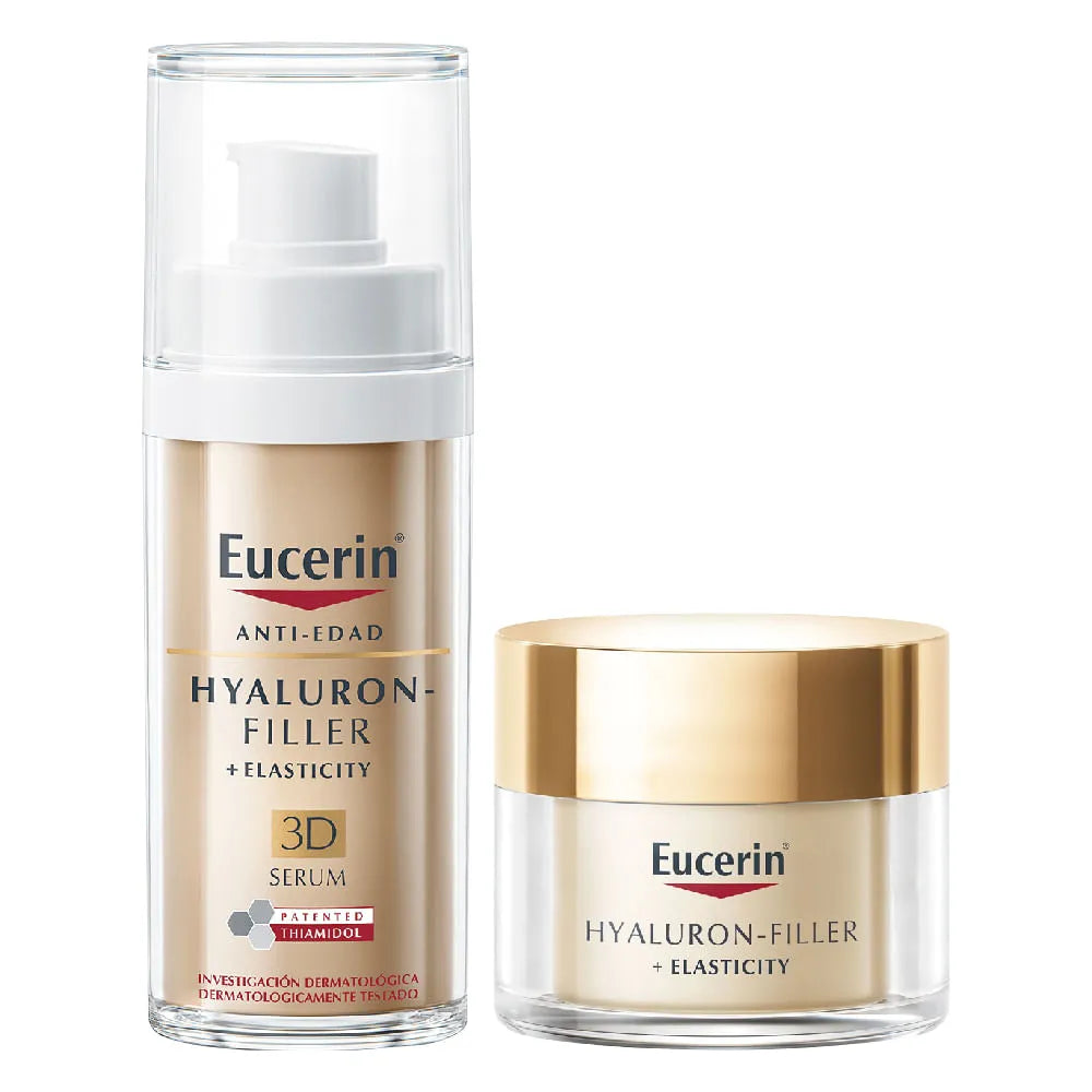 KIT HYALURON FILLER ELASTICITY SERUM + HYALURON FILLER ELASTICITY CREMA DIA