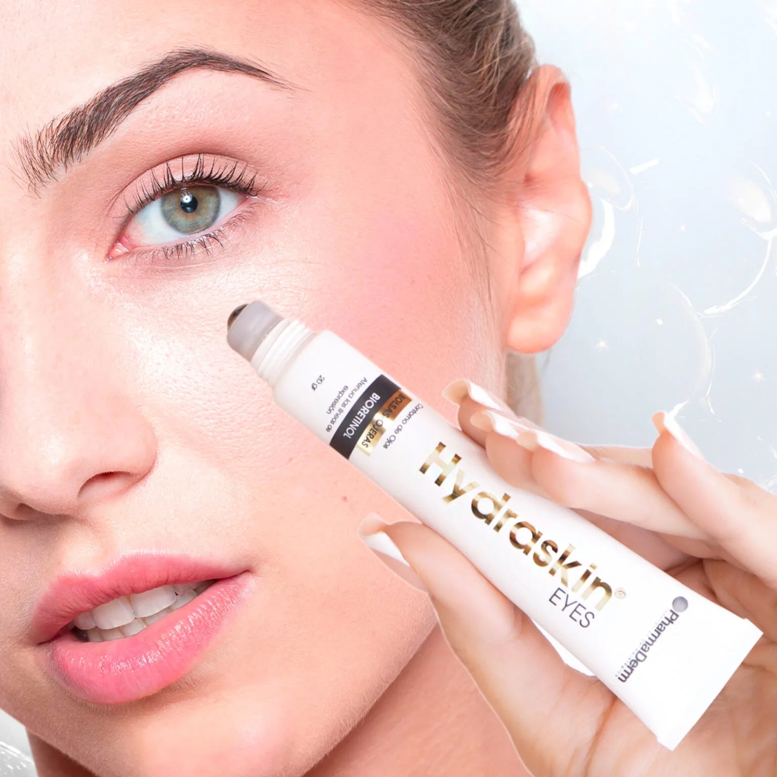 Crema hidratante para el contorno de ojos Hydraskin Eyes de Pharmaderm.