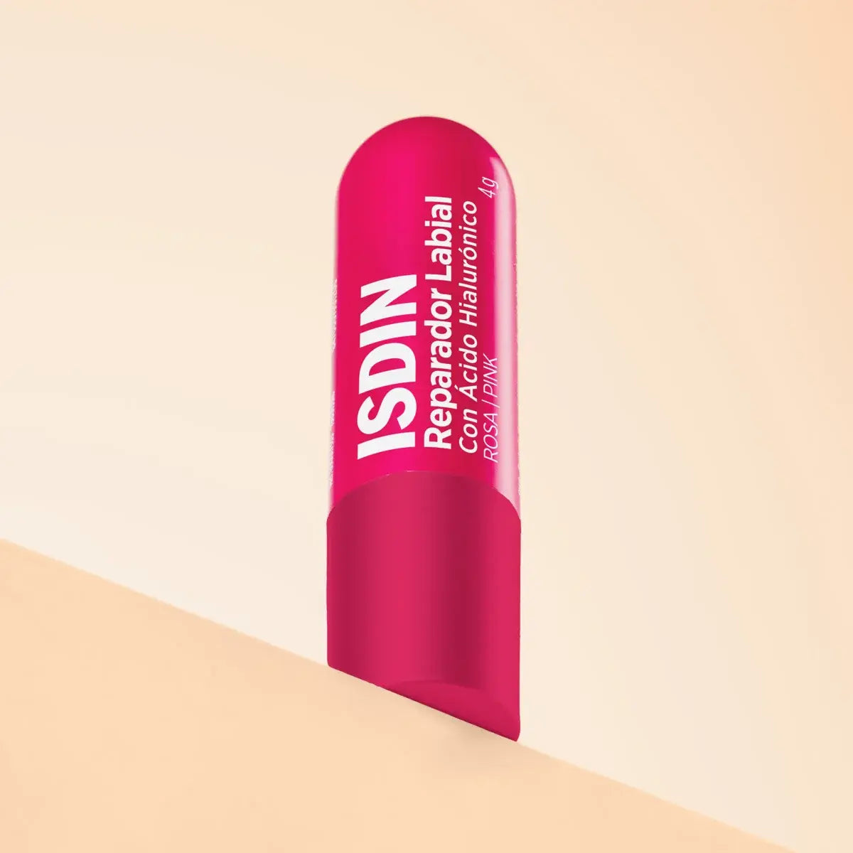Stick de 4 g de Reparador Labial Rosa para la hidratación y el bienestar de los labios.