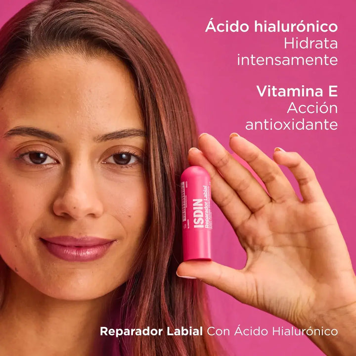 Stick de 4 g de Reparador Labial Rosa para la hidratación y el bienestar de los labios.