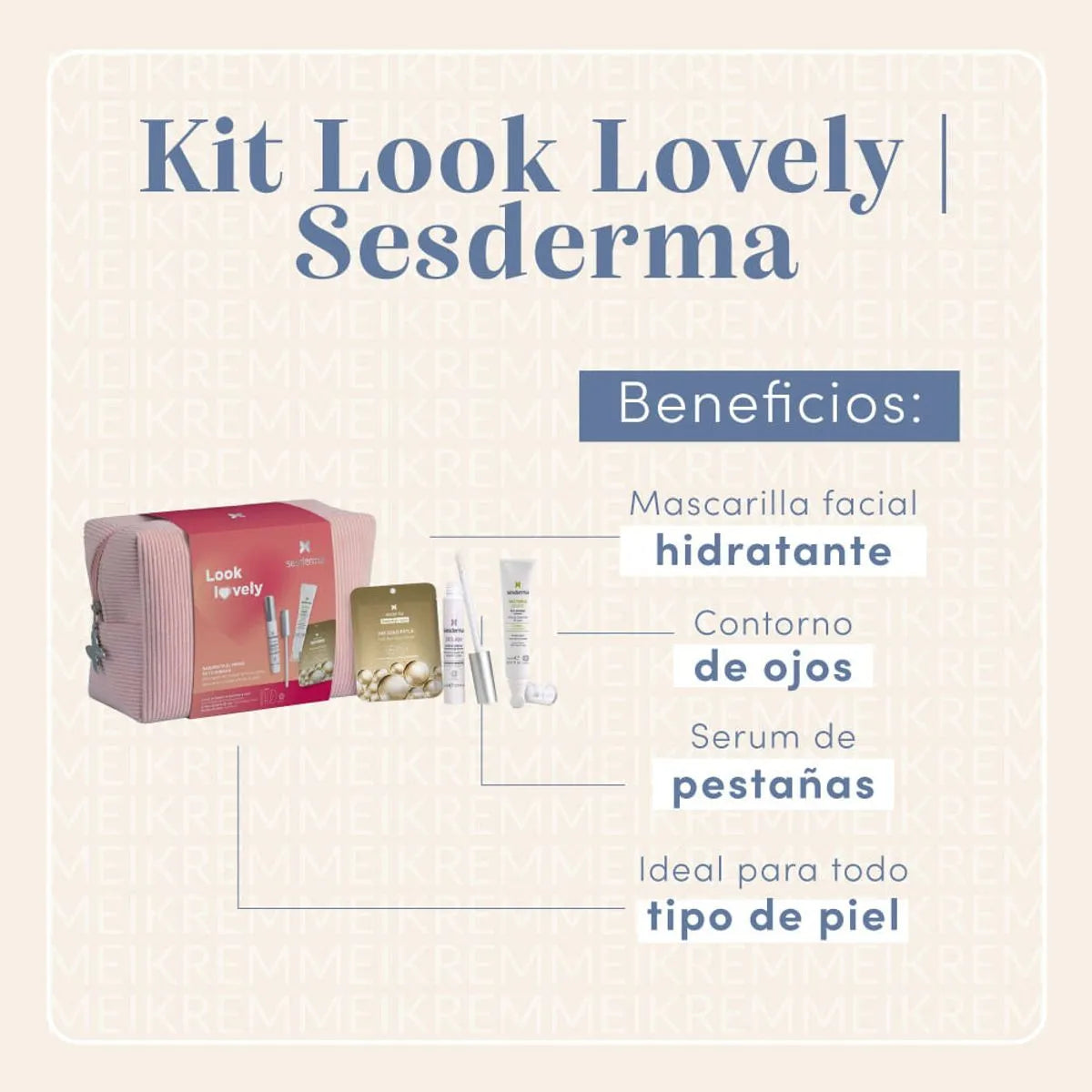KIT FACTOR G CONTORNO gatis SESLASH SERUM + PARCHE DE OJOS BEAUTYTREATS 24K GOLD