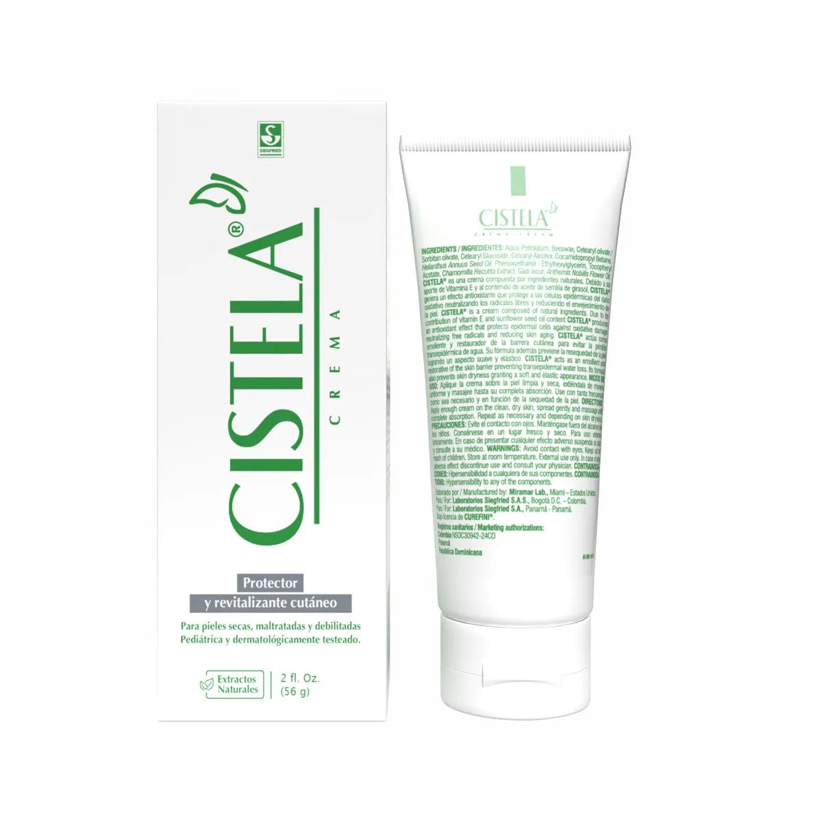 Cistela Crema Reparador x 56 Gr de SIEGFRIED