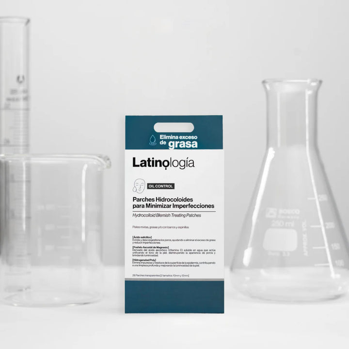 Lámina de Parches Hidrocoloides Latinología para el cuidado de imperfecciones localizadas.