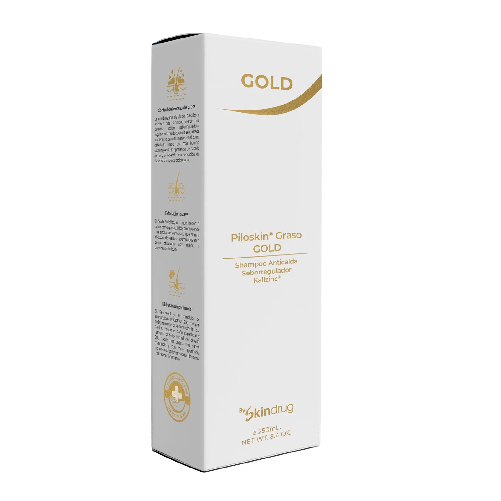 Dermolimpiador facial en espuma Gelclin Espuma Gold de Skindrug.