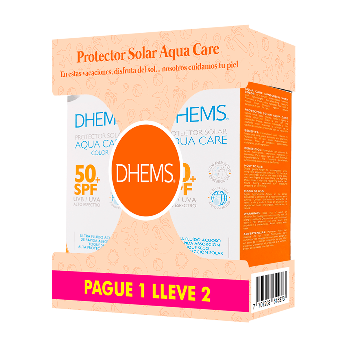 KIT DHEMS AQUA CARE CON COLOR GRATIS DHEMS AQUA CARE SIN COLOR