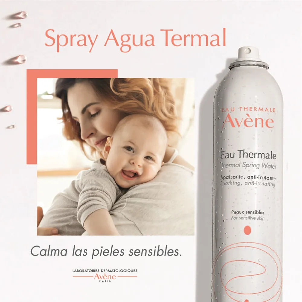 Agua Termal Avène 300 ml spray facial para piel sensible