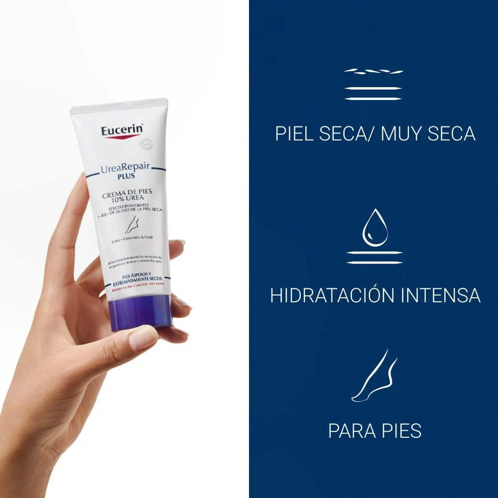 Crema Eucerin para pies secos con urea 10%