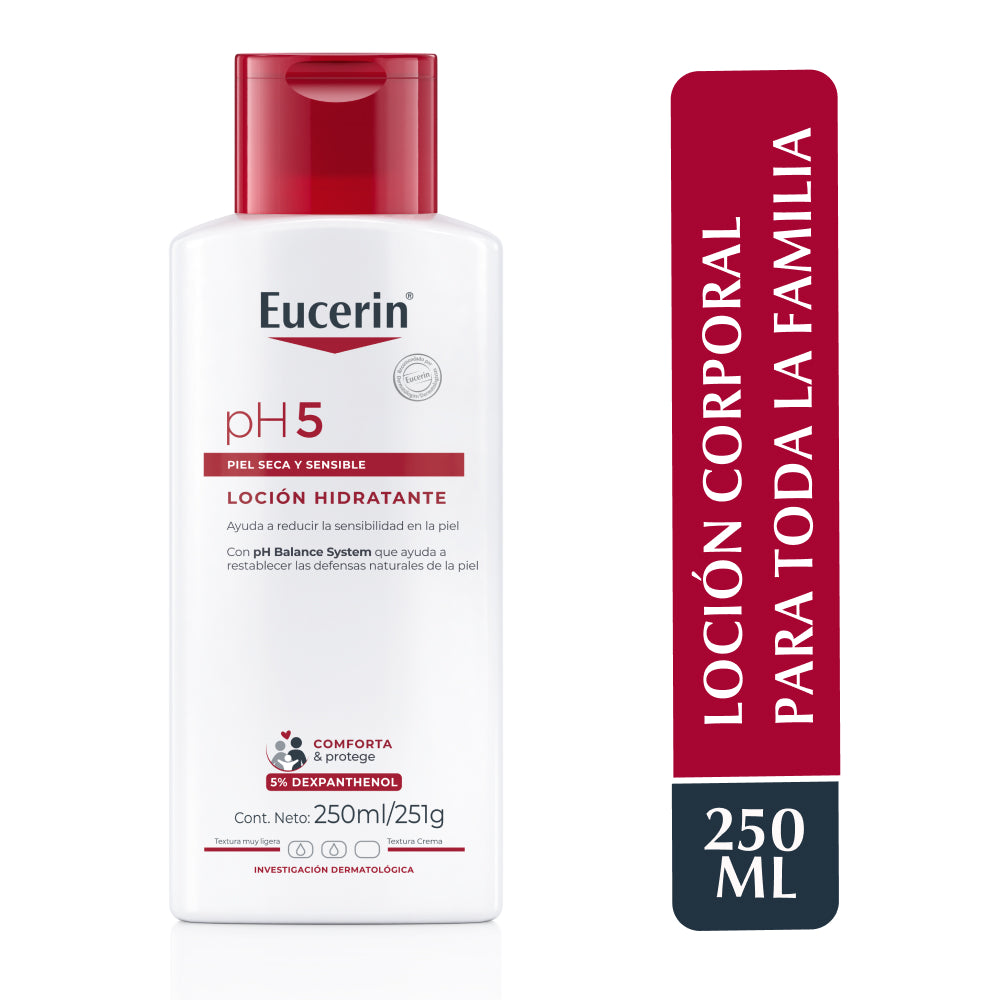 Loción Corporal Hidratante Ph5 Eucerin 250 ml.