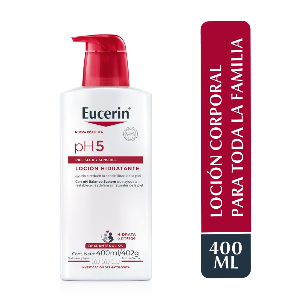 Loción Corporal Hidratante Ph5 Eucerin 400 ml.