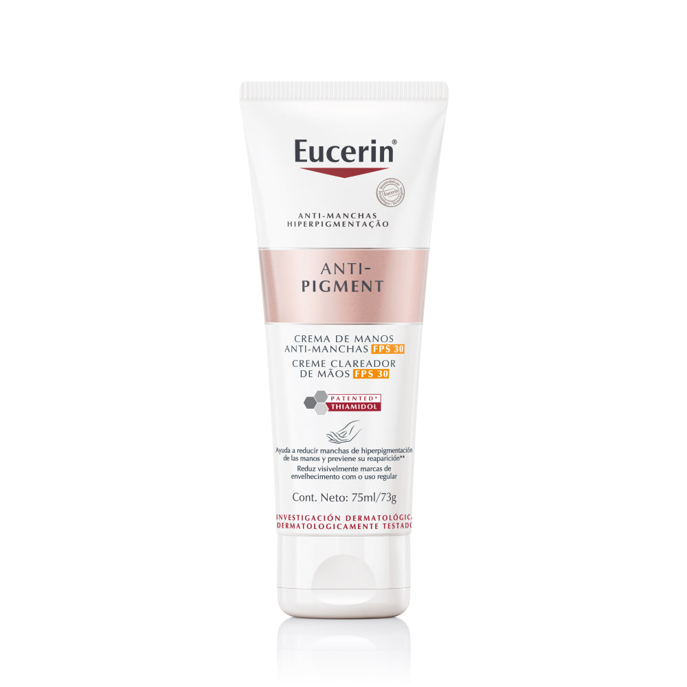 Crema de manos Eucerin FPS 30 - Hidratación y protección solar