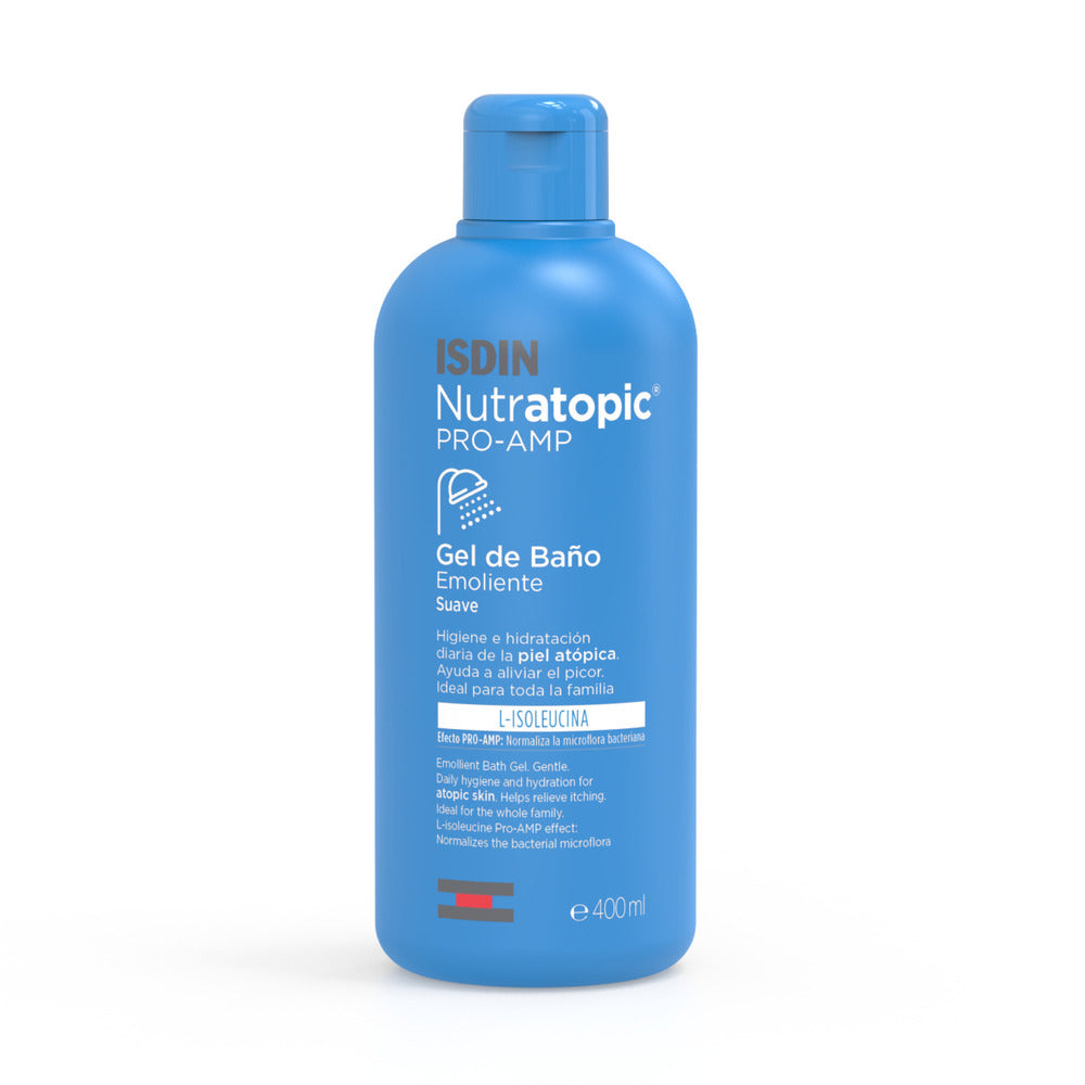 Gel de baño Nutratopic Pro Amp Isdin 400 ml para piel atópica