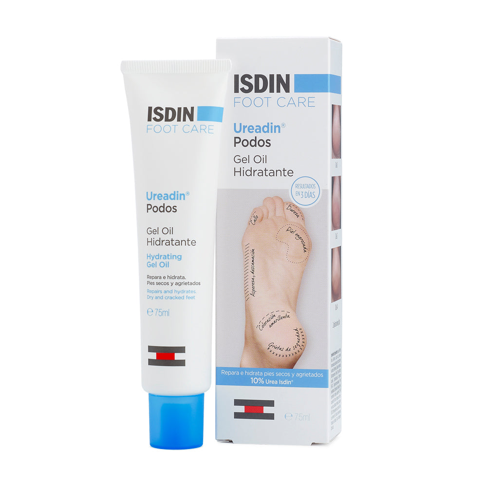 Gel hidratante para pies Ureadin Isdin 75 ml.