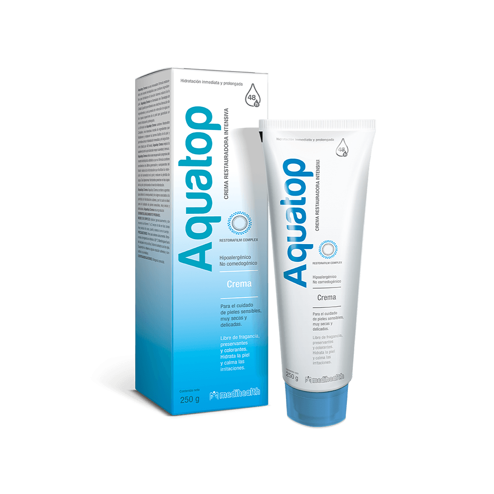 Aquatop Crema Restauradora Hidratante x 250 gr - Medihealth