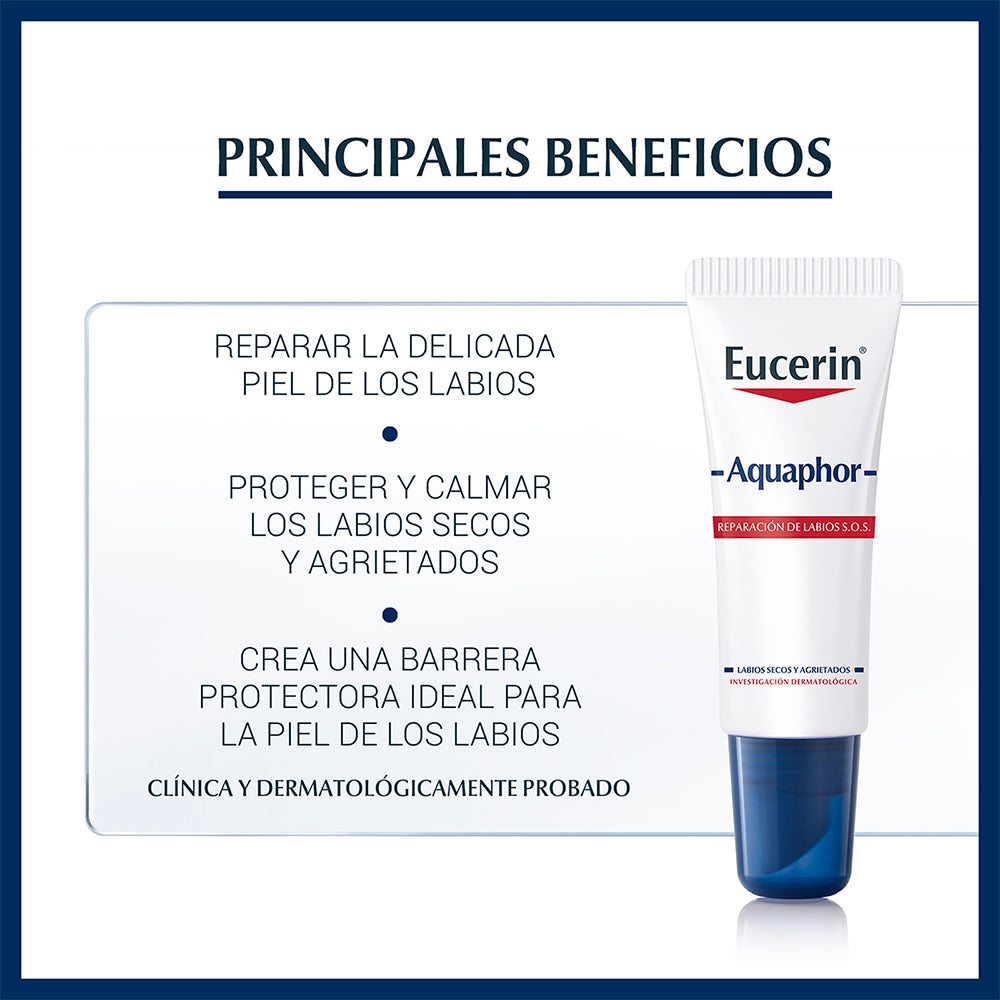 Aquaphor Reparador de Labios Eucerin 10 ml
